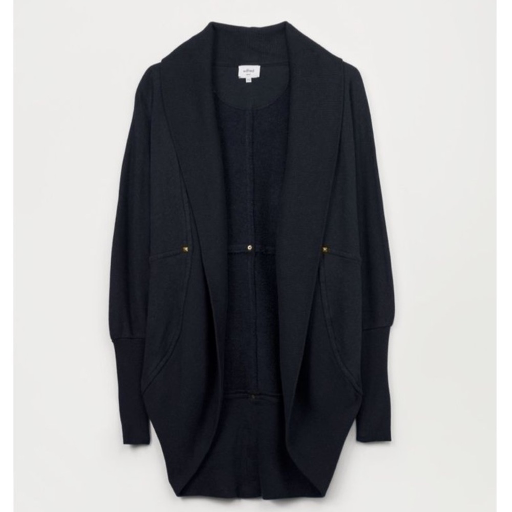 Aritzia Diderot Cocoon Sweater (Heather Black)